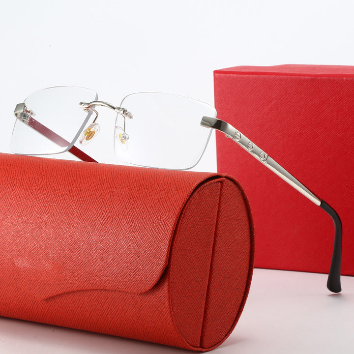 Women's fashionable sunglasses in elegant rectangular design with high-quality metal frame Stornfield