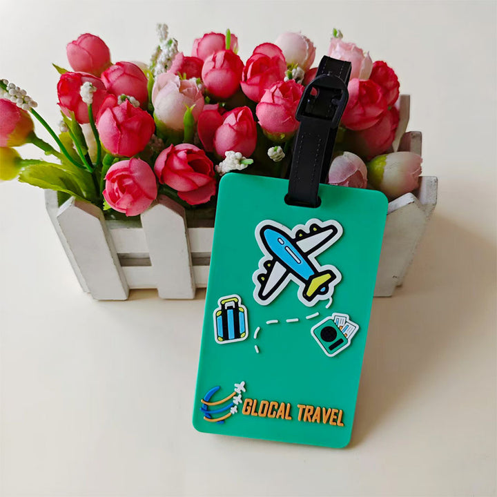 Unisex Luggage Tag with Innovative Air Travel Design Bowlift