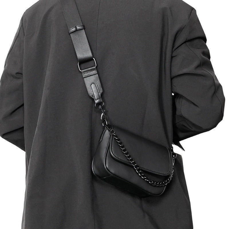 Elegant crossbody bag with chain shoulder strap Stornfield