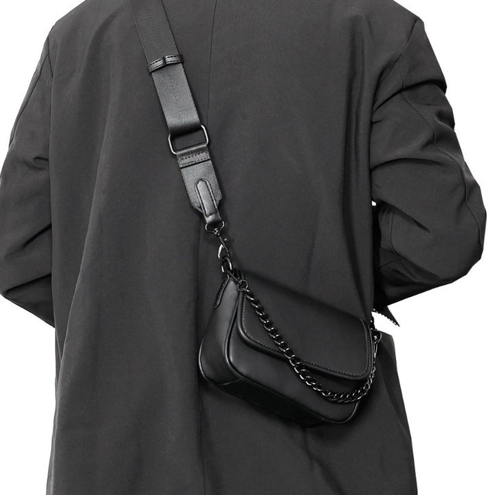 Elegant crossbody bag with chain shoulder strap Stornfield