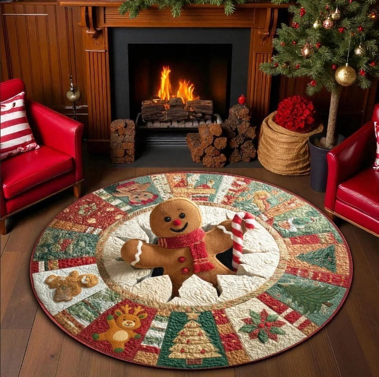 Christmas Patchwork Area Rug