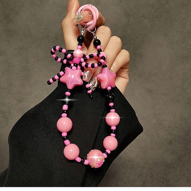 Fun-Themed Beaded Keychain Stornfield