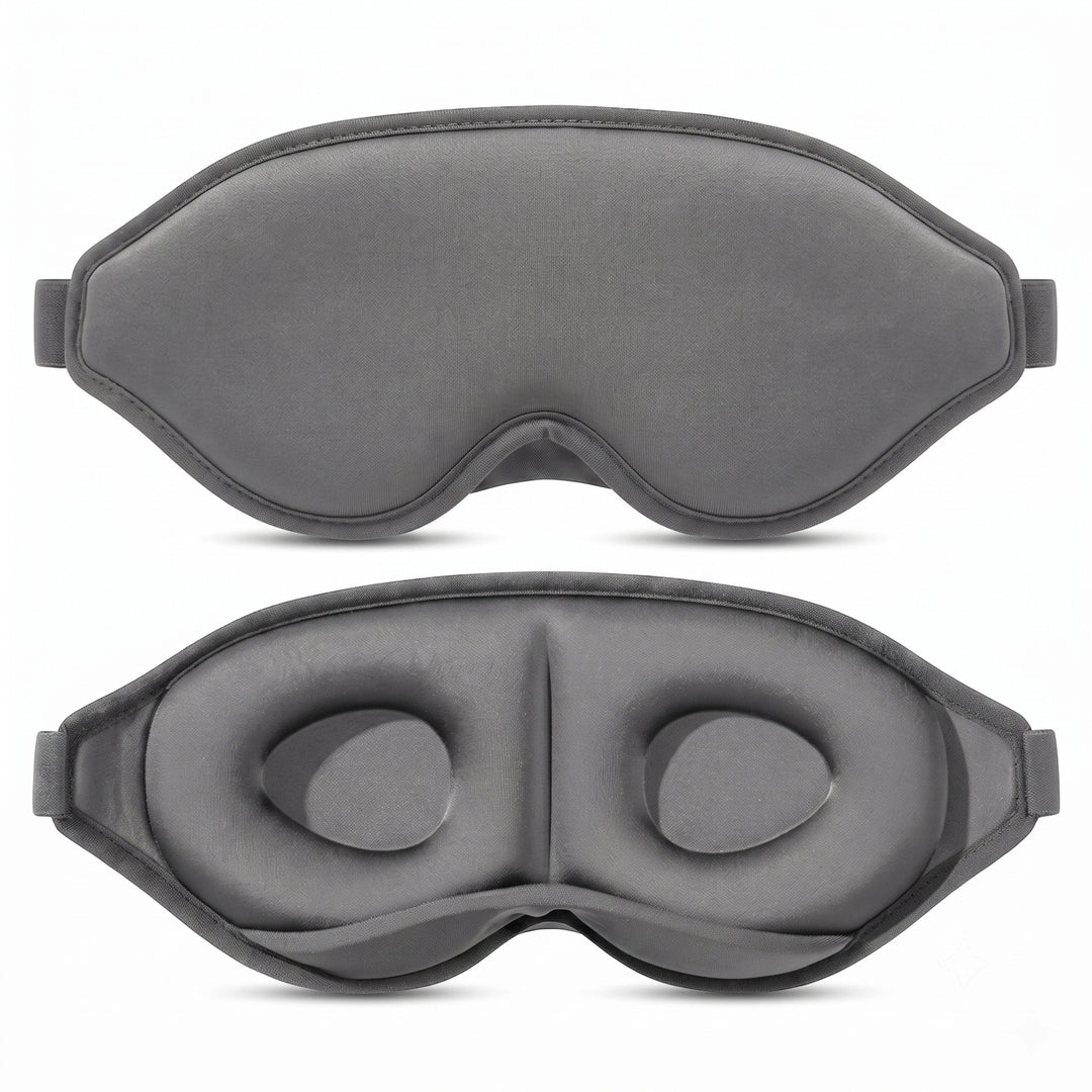Contoured Three-Dimensional Memory-Foam Sleep Mask with Deep Eye Cups Stornfield