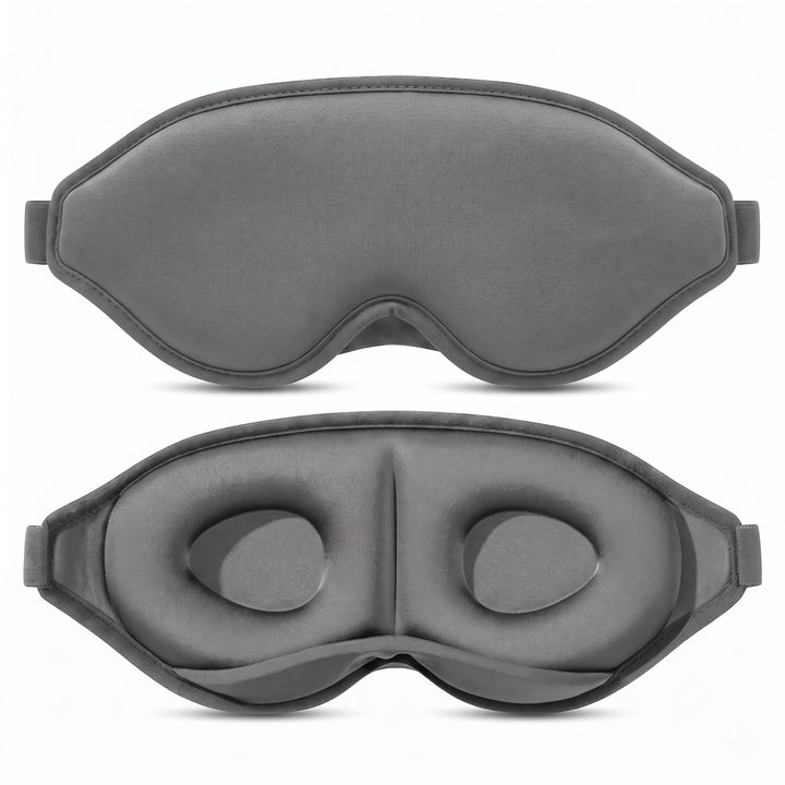 Contoured Three-Dimensional Memory-Foam Sleep Mask with Deep Eye Cups Stornfield