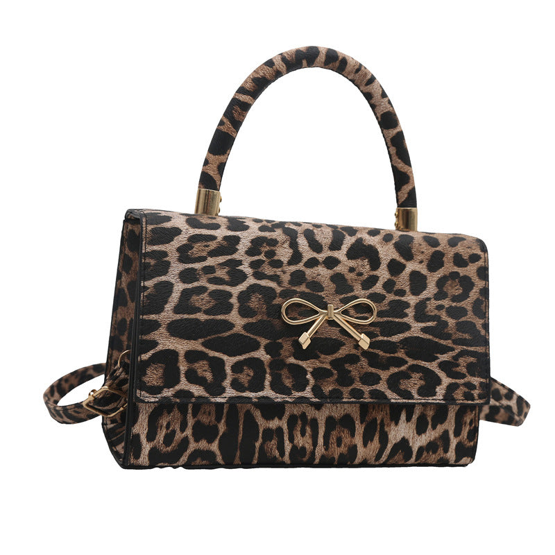 Stylish Animal Print Top Handle Handbag Stornfield