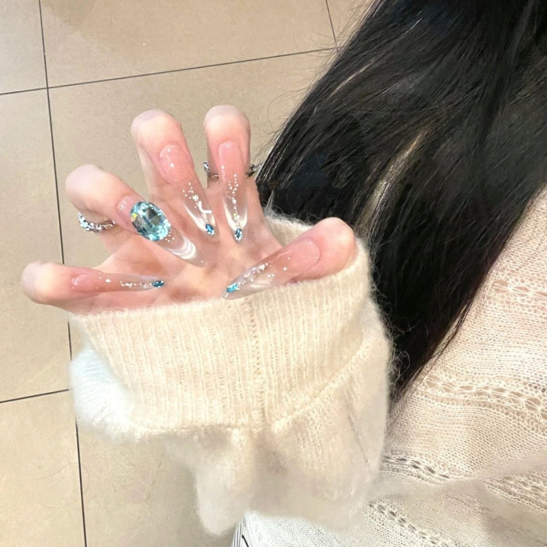 Stylish Stiletto Press-On Nail Extensions Stornfield
