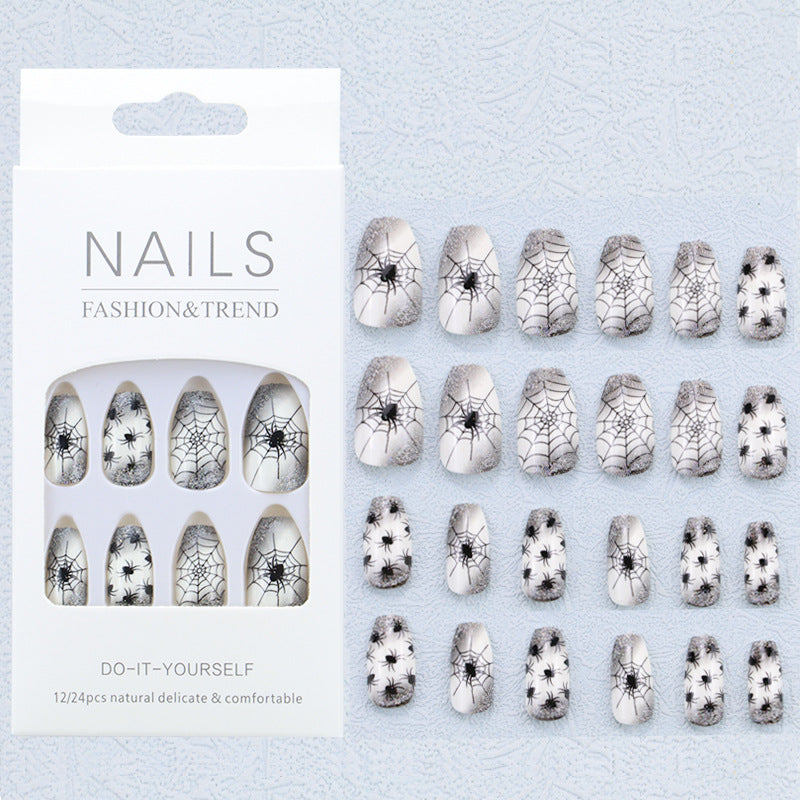 Artistic Graphic Press-On Nail Set Stornfield