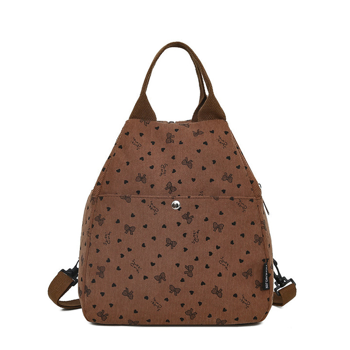 Cord Backpack with Playful Designs Stornfield