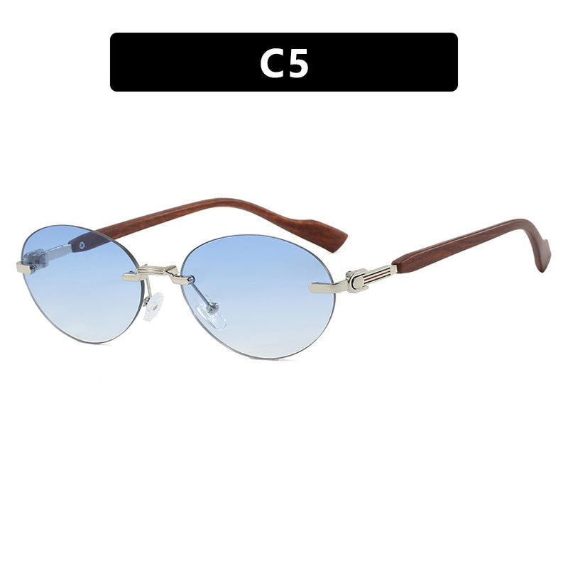 Women's fashionable sunglasses in elegant retro style with high-quality lenses and wooden details Stornfield