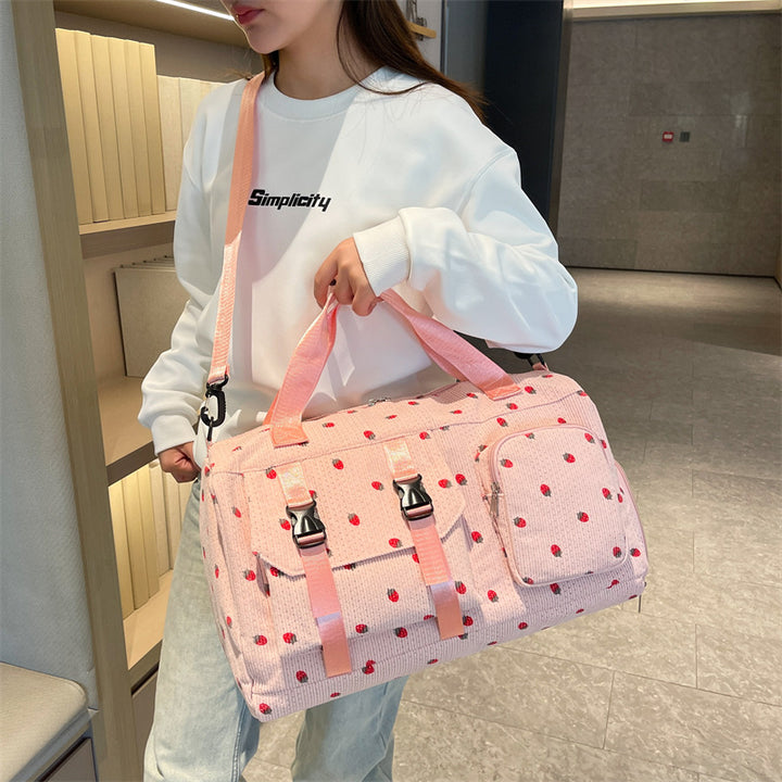 Floral Print Travel Duffel