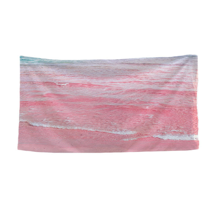 Women's beach towel with vibrant palm motif Stornfield