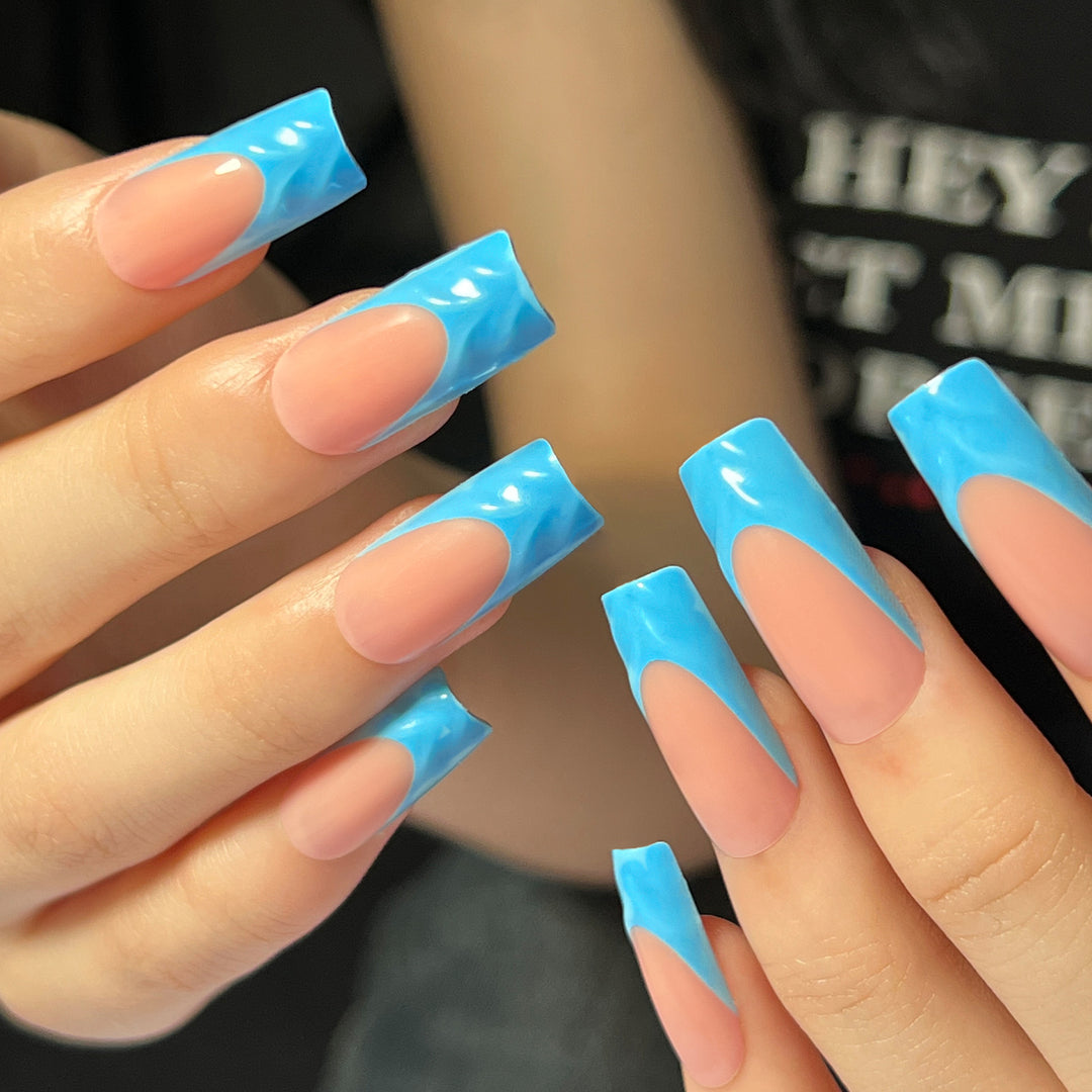 Artistic gel nails with modern design Stornfield