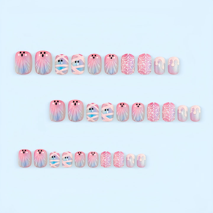 Creative art nails with playful underwater motif Stornfield
