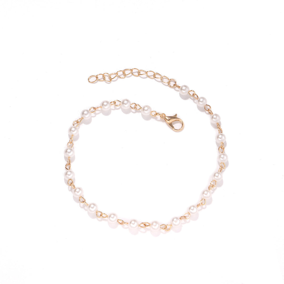 Elegant Beaded Chain Anklet Stornfield