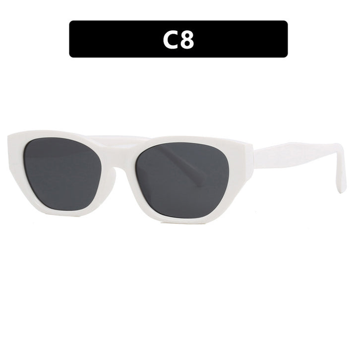 Ladies Cat-Eye Sunglasses with transparent, geometric frame Stornfield