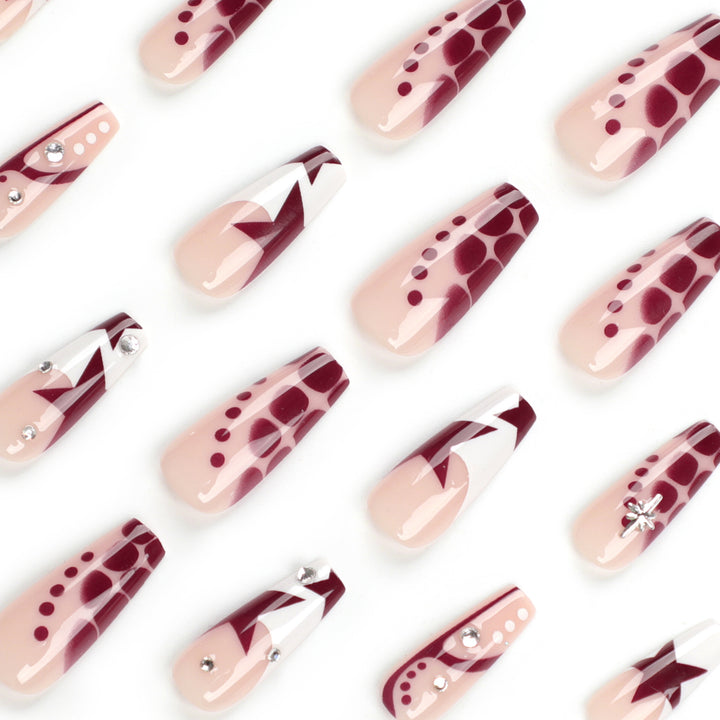 Decorative Press-On Nail Set Stornfield