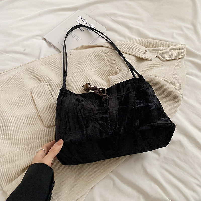 Chic Textured Handheld Tote Bag Stornfield