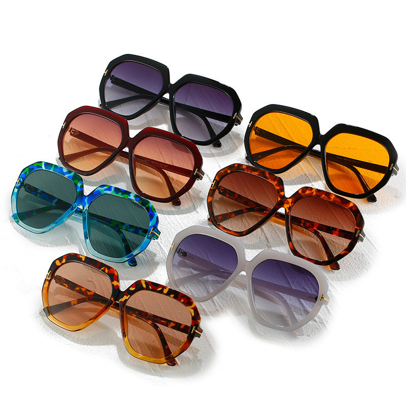 Fashion-Forward Oversized Hexagonal Sunglasses Stornfield