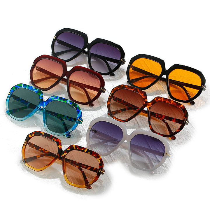 Fashion-Forward Oversized Hexagonal Sunglasses Stornfield