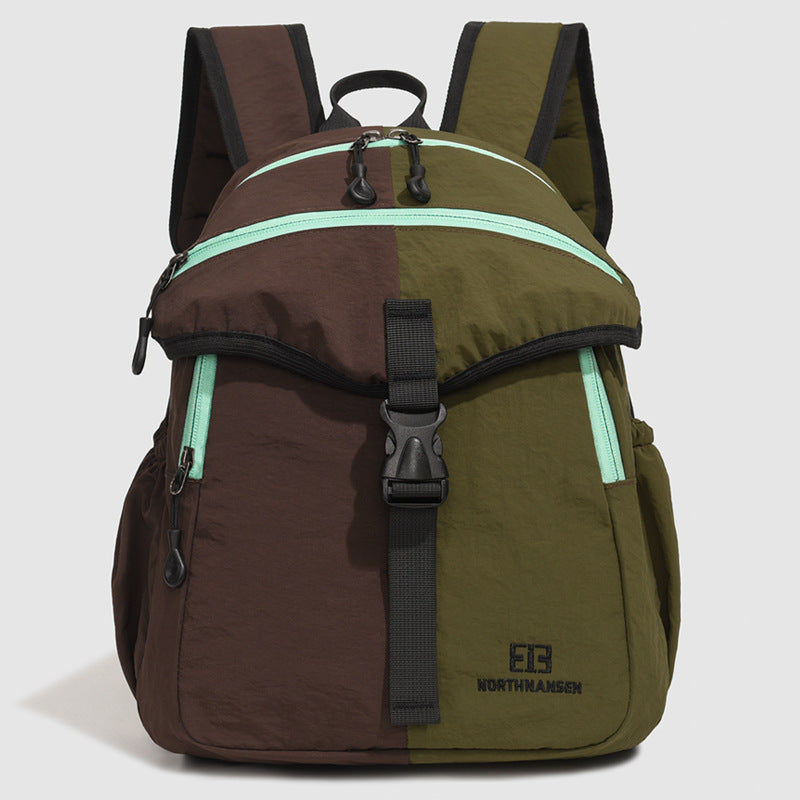 Color-Block Multi-Pocket Backpack Stornfield