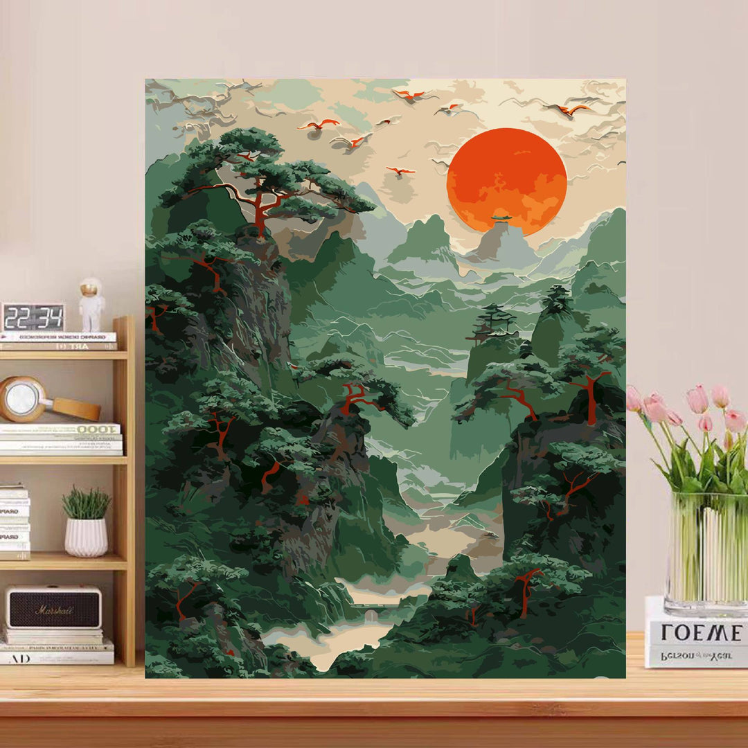 Majestic Landscape Canvas Art Print Stornfield
