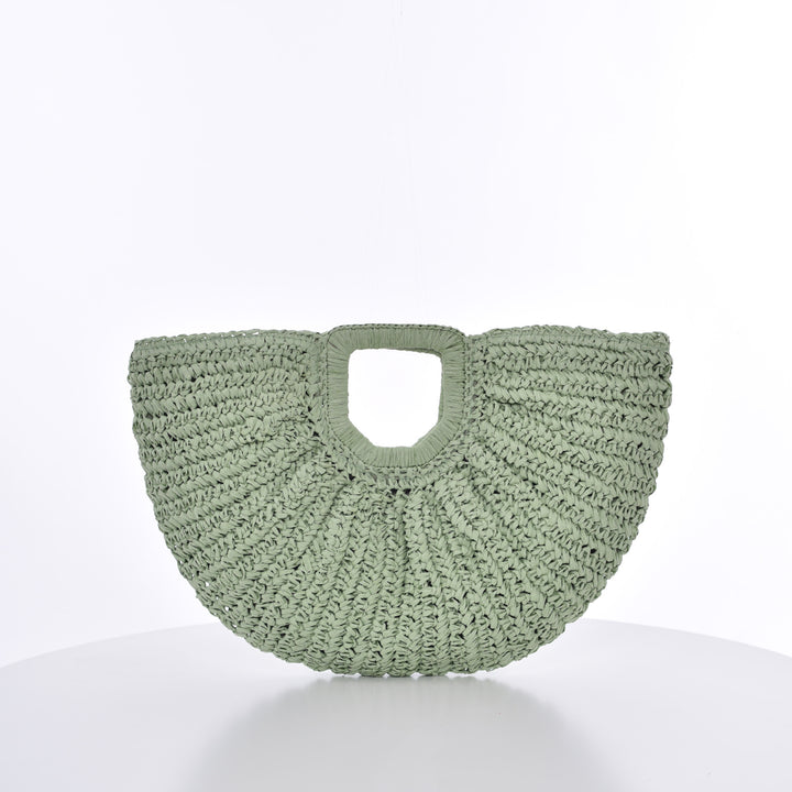 Handcrafted Ribbed Structure Beach Bag Stornfield