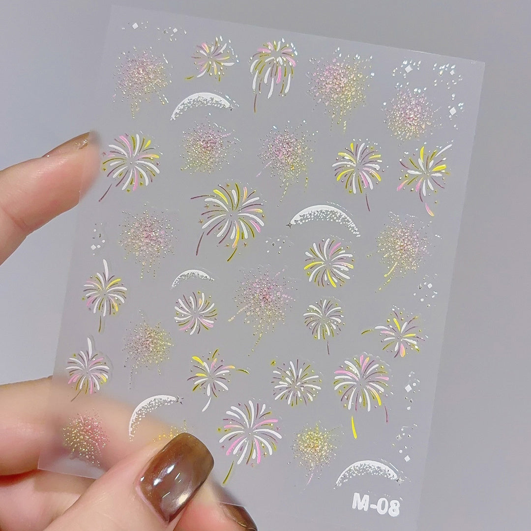 High-Quality Nail Art Foil Sticker Sheet