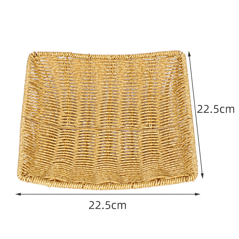 Handcrafted Natural Woven Tray Stornfield
