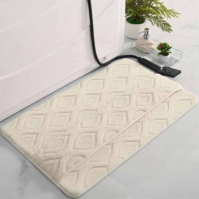 Luxurious Textured Bathroom Mat