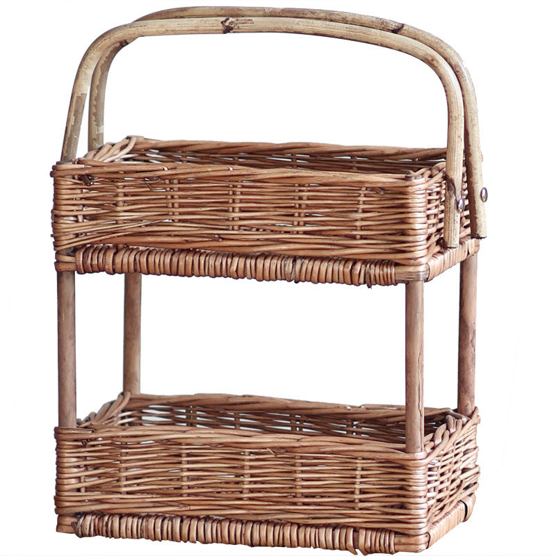 Practical storage basket with handle Stornfield