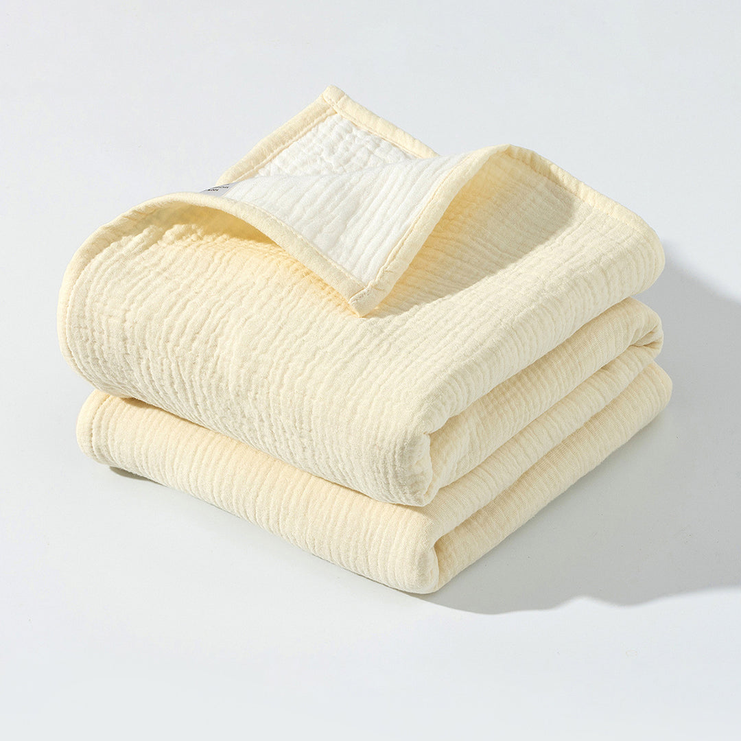 Ultra-Soft Reversible Muslin Throw Blanket Stornfield