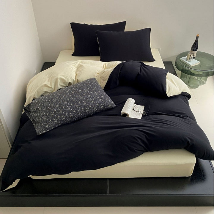 Reversible Luxury Duvet Cover Set with Pillowcases