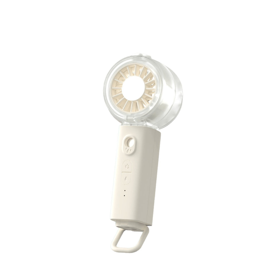 Unisex portable mini fan with spray mist function and USB battery Stornfield
