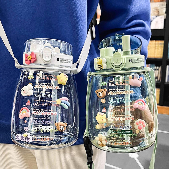 Ladies Playful Water Bottle with Animal Design Stornfield