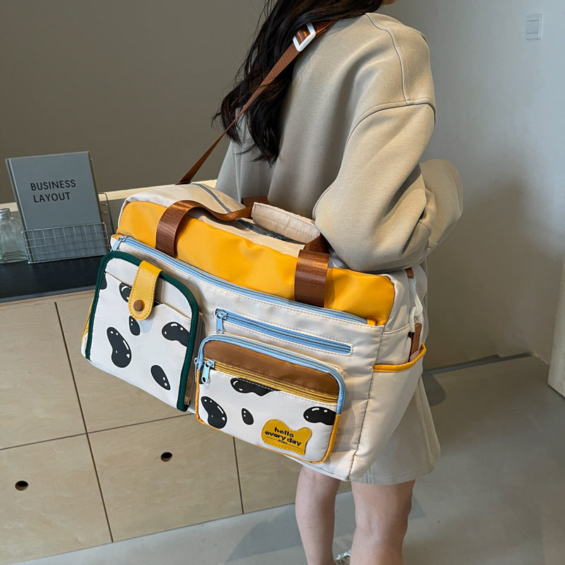 Playful Patterned Travel Duffle Bag Stornfield