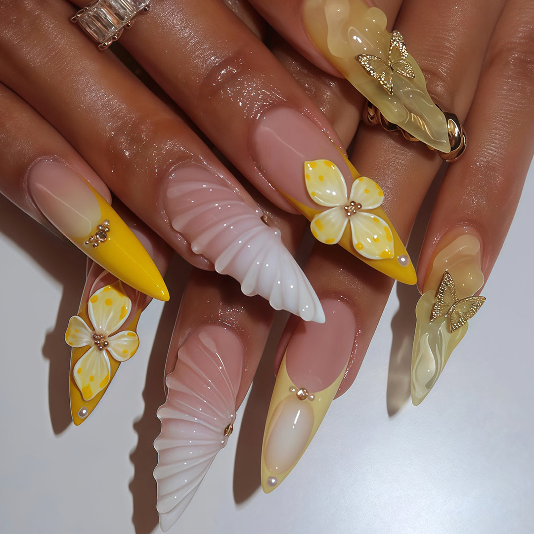 Artistic Butterfly Nail Art Set Stornfield