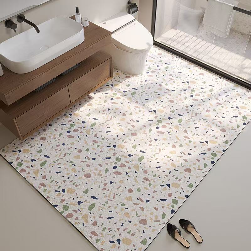 Terrazzo Style Bathroom Mat Stornfield