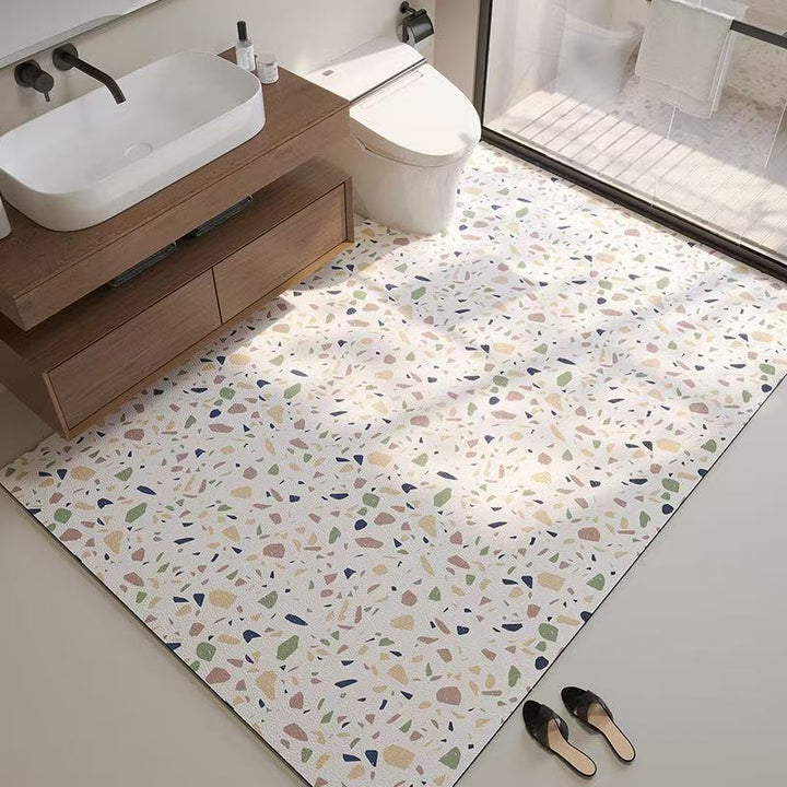Terrazzo Style Bathroom Mat Stornfield