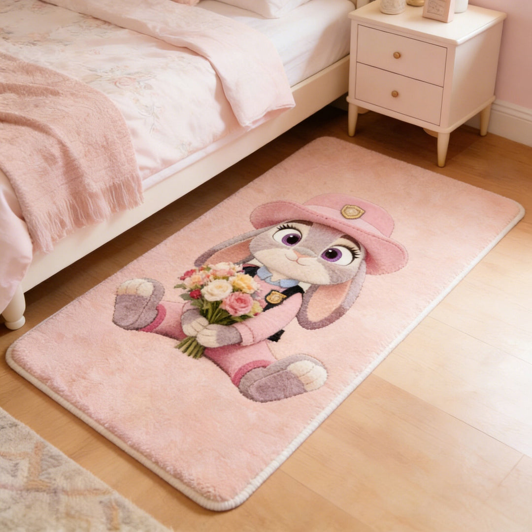 Cartoon Character Plush Area Rug