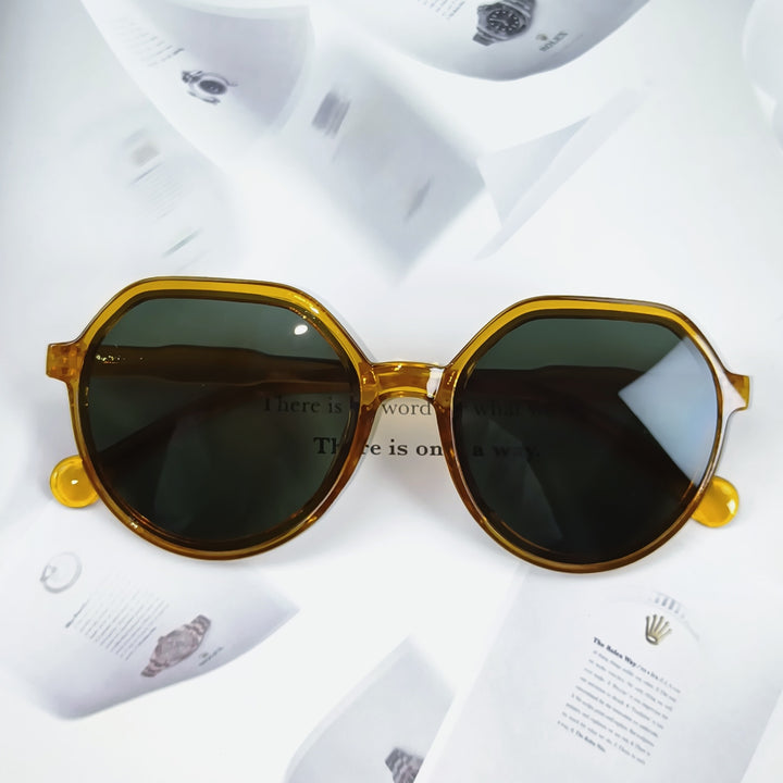 Women’s Geometric Sunglasses with Extravagant Accent Stornfield