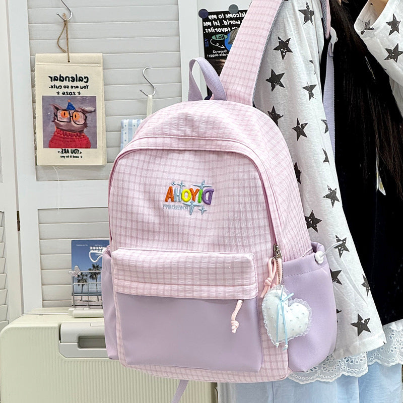 Textured School Backpack Stornfield
