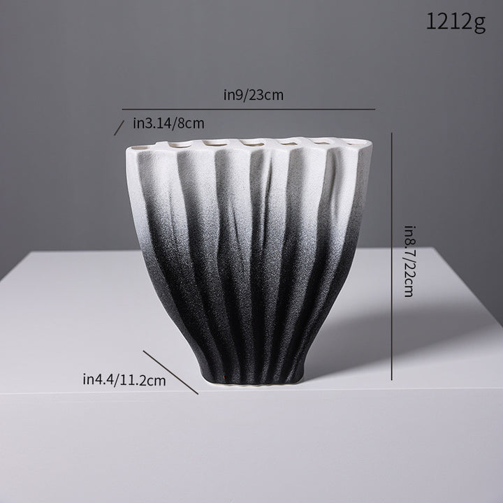 Sculptural Textured Ceramic Vase Stornfeild