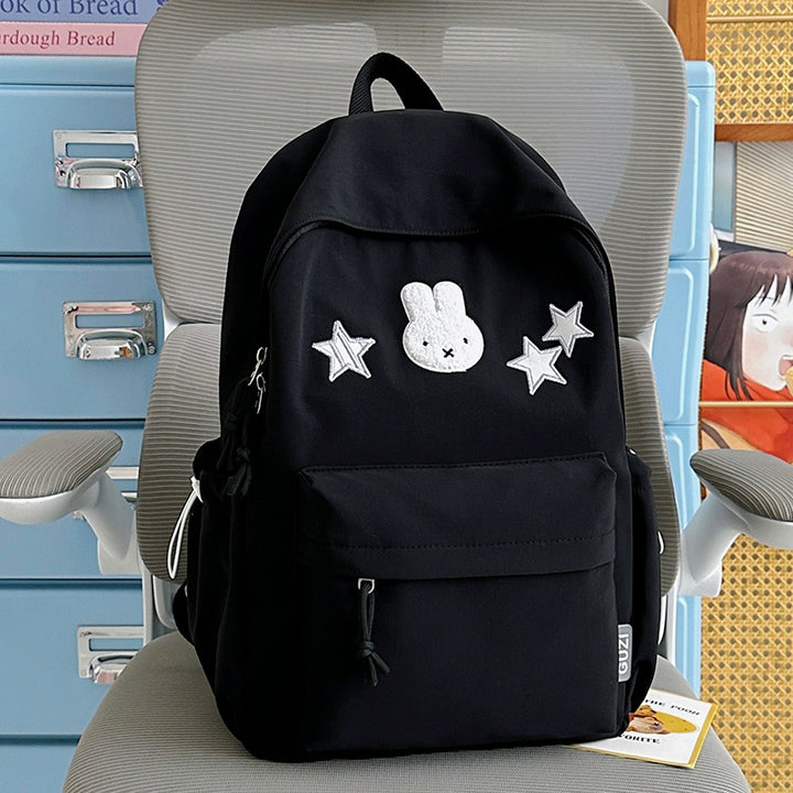 Cute Bunny-Embellished Backpack Stornfield