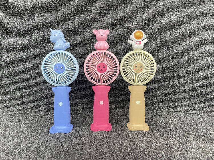 Unisex Portable Mini Hand Fan with Animal Figures Stornfield