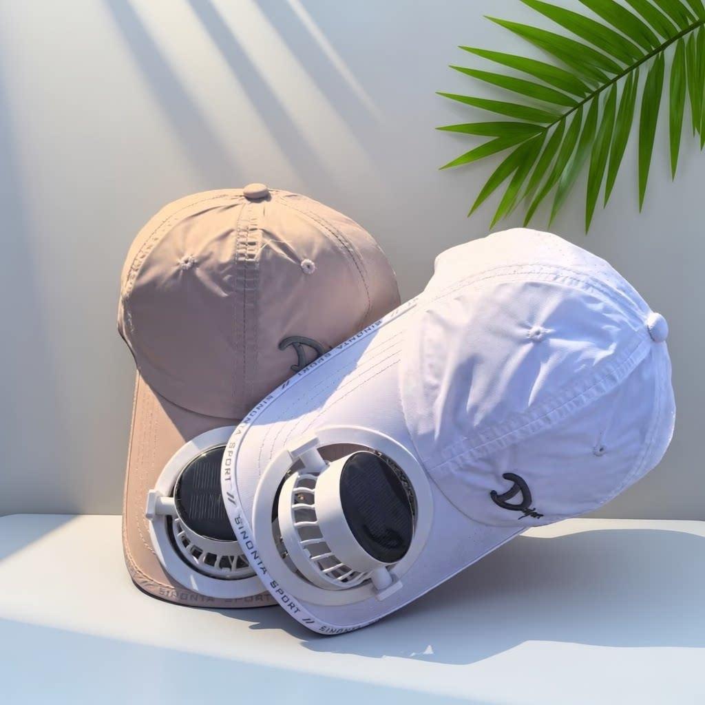 Sporty baseball cap with detachable solar fan Stornfield