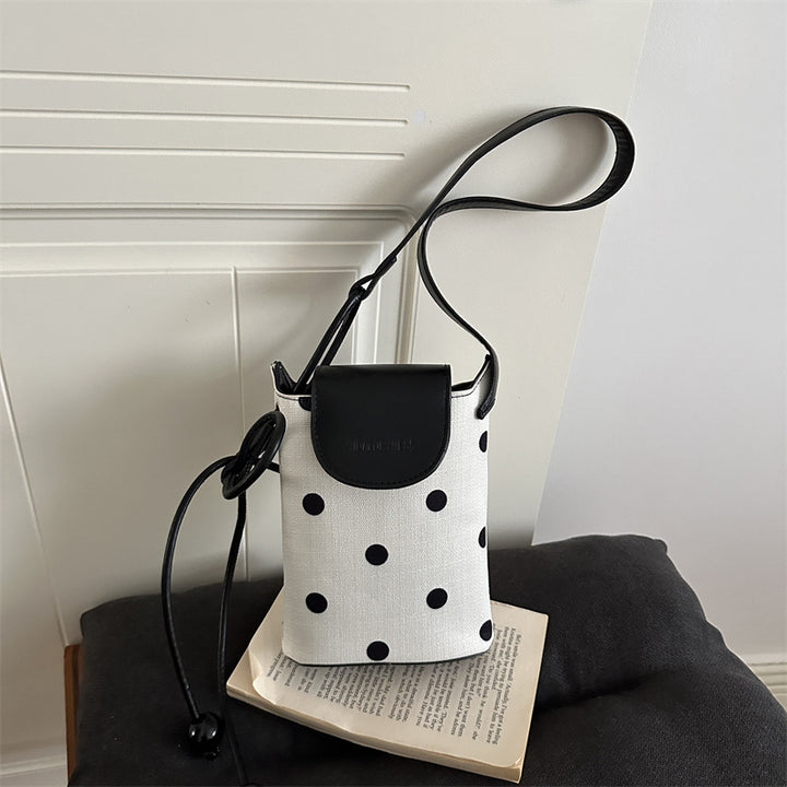 Polka Dot Crossbody Pouch