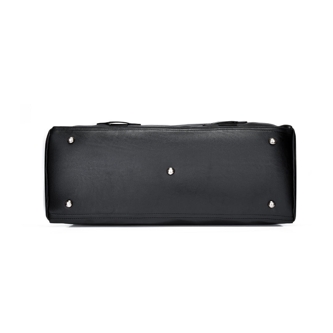Premium Leather Travel Duffel Stornfield