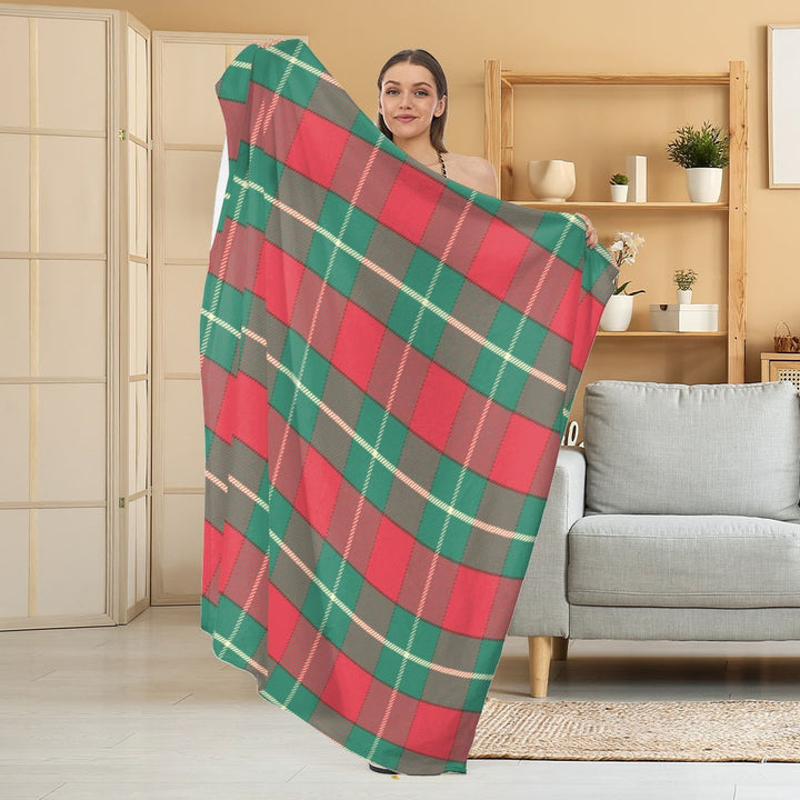 Cozy Halloween-Themed Fleece Blanket