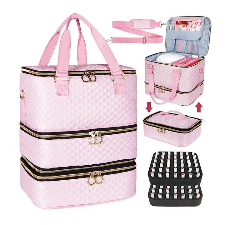Cosmetic Organizer Bag with Multi-Level Design Stornfield