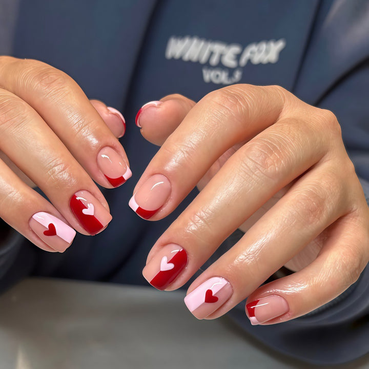 Artistic Heart Motif Art Nails Stornfield